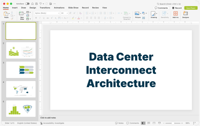 Data Center Interconnect Architecture Presentation
