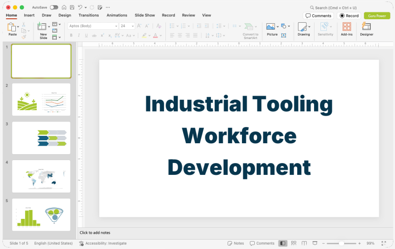 Industrial Tooling Workforce Development Pitch-Deck