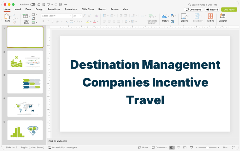Destination Management Companies Incentive Travel Pitch-Deck