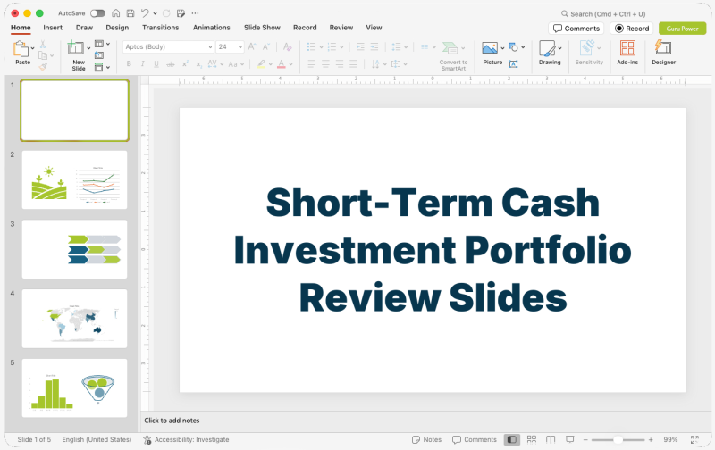 Short-Term Cash Investment Portfolio Review Slides