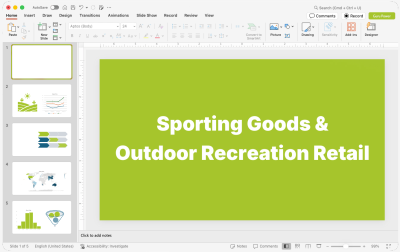 Sporting Goods & Outdoor Recreation Retail Presentations