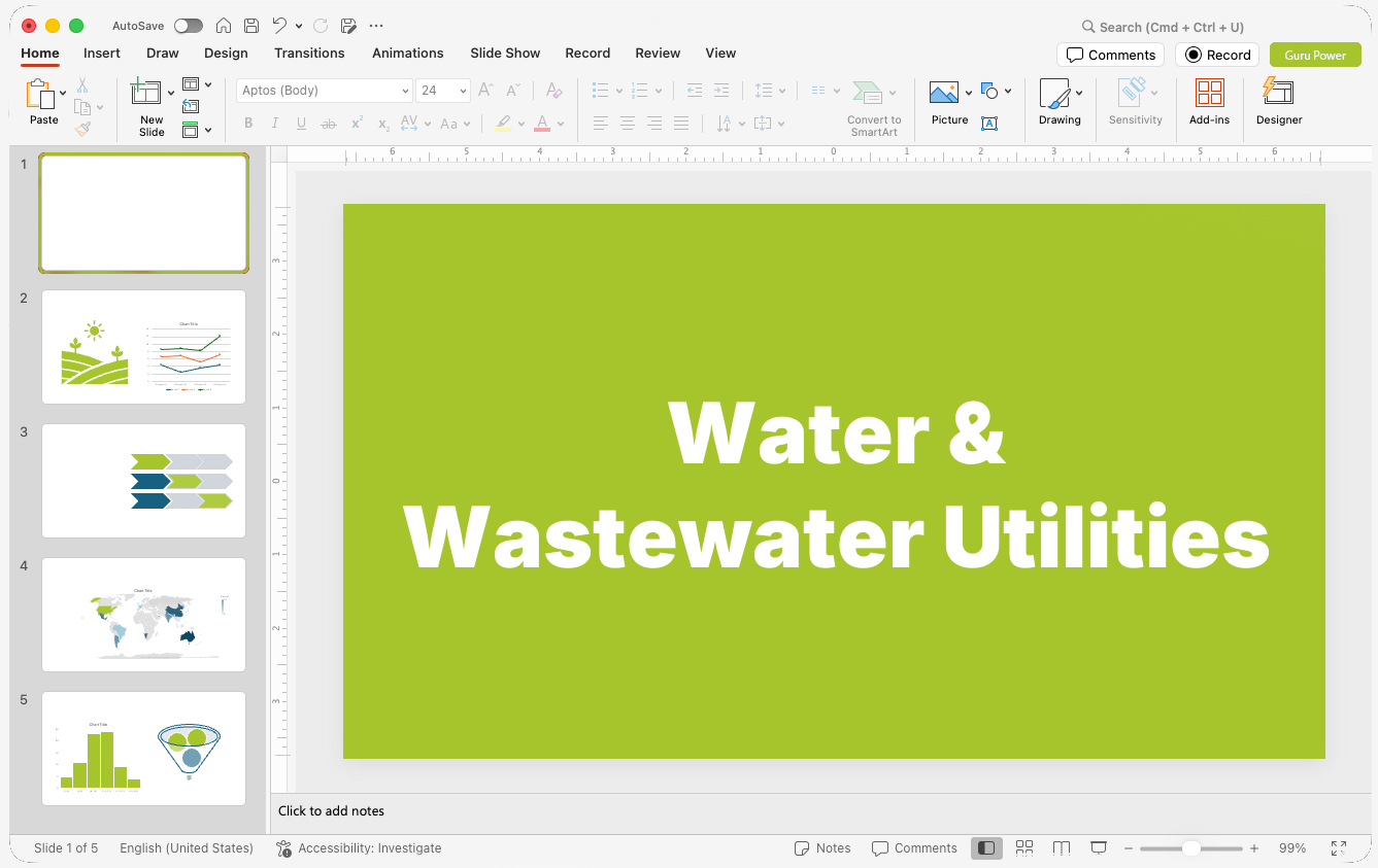 Water & Wastewater Utilities Presentations