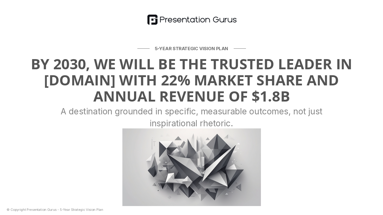 The Five-Year Vision Statement