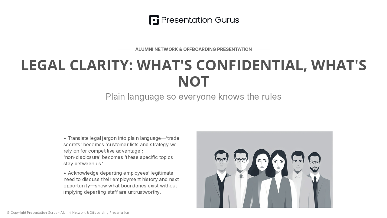 Legal, Confidentiality & Non-Disclosure Framework