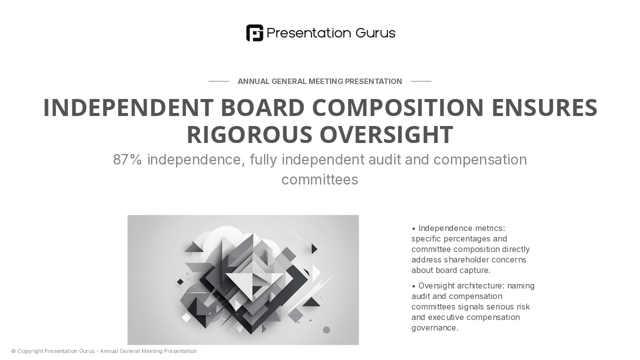 Governance Excellence & Board Composition