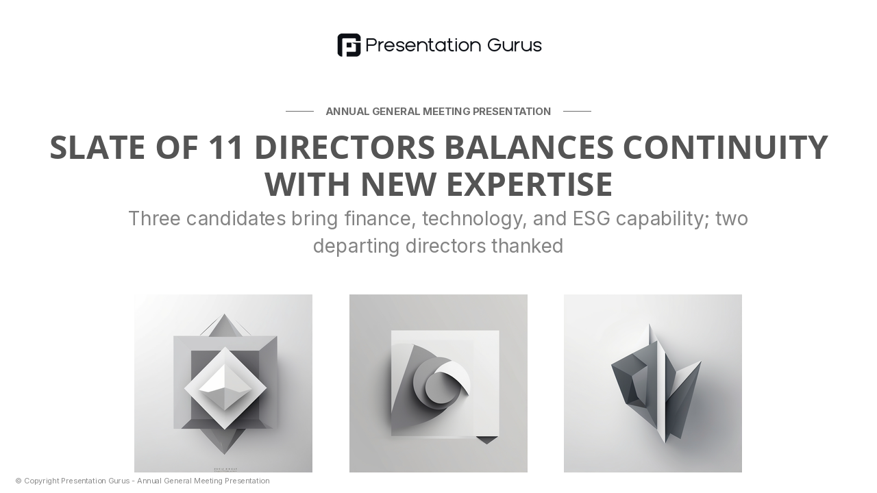 Director Slate & Board Appointments