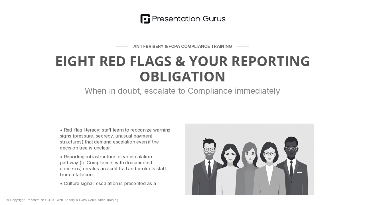Red Flags & Reporting Protocols