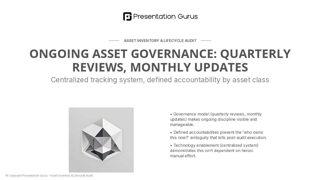 Implementation Roadmap — Governance, Tooling, & Ongoing Discipline