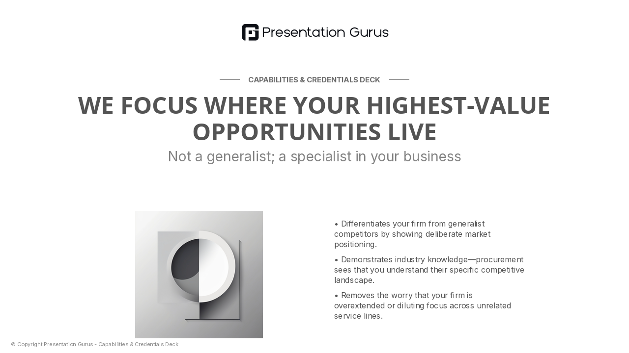 Our Strategic Focus Areas