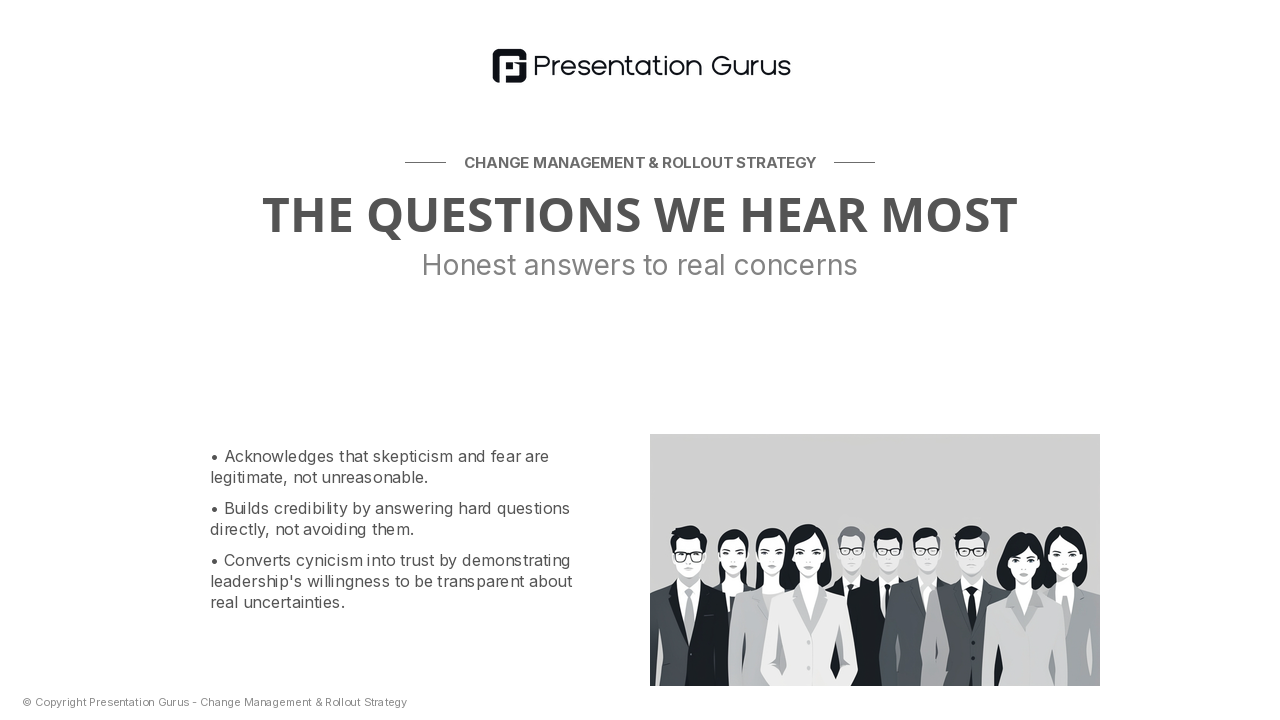 Addressing Your Questions