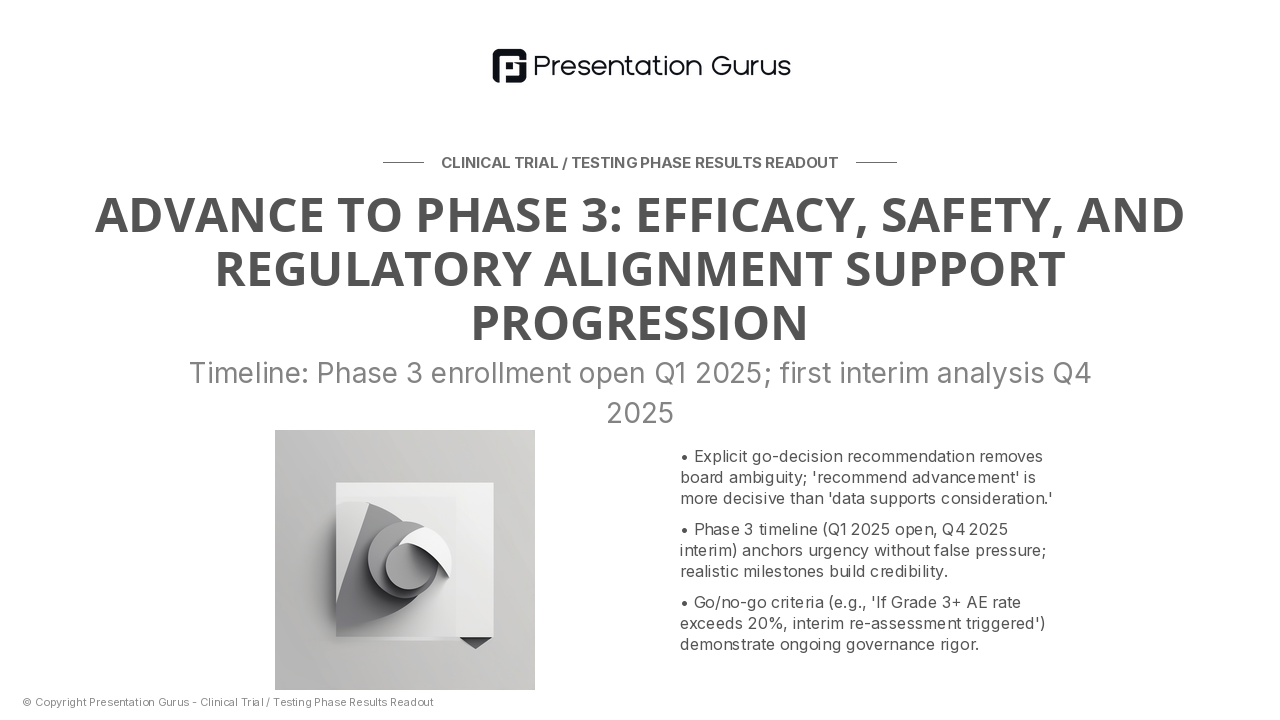 Recommended Path Forward