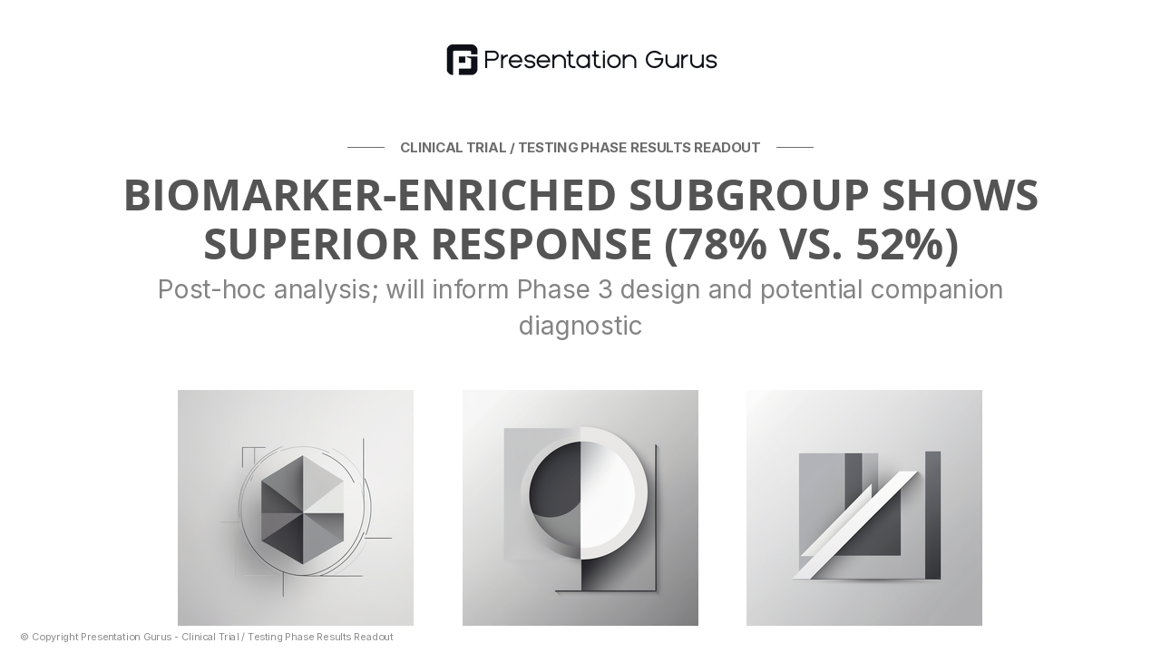 Biomarker & Subgroup Stratification