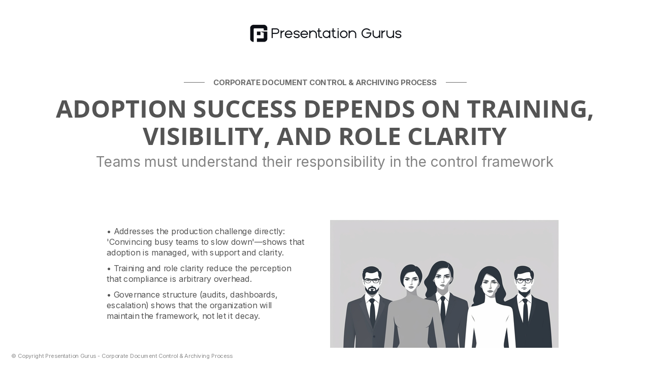 Training, Compliance & Adoption