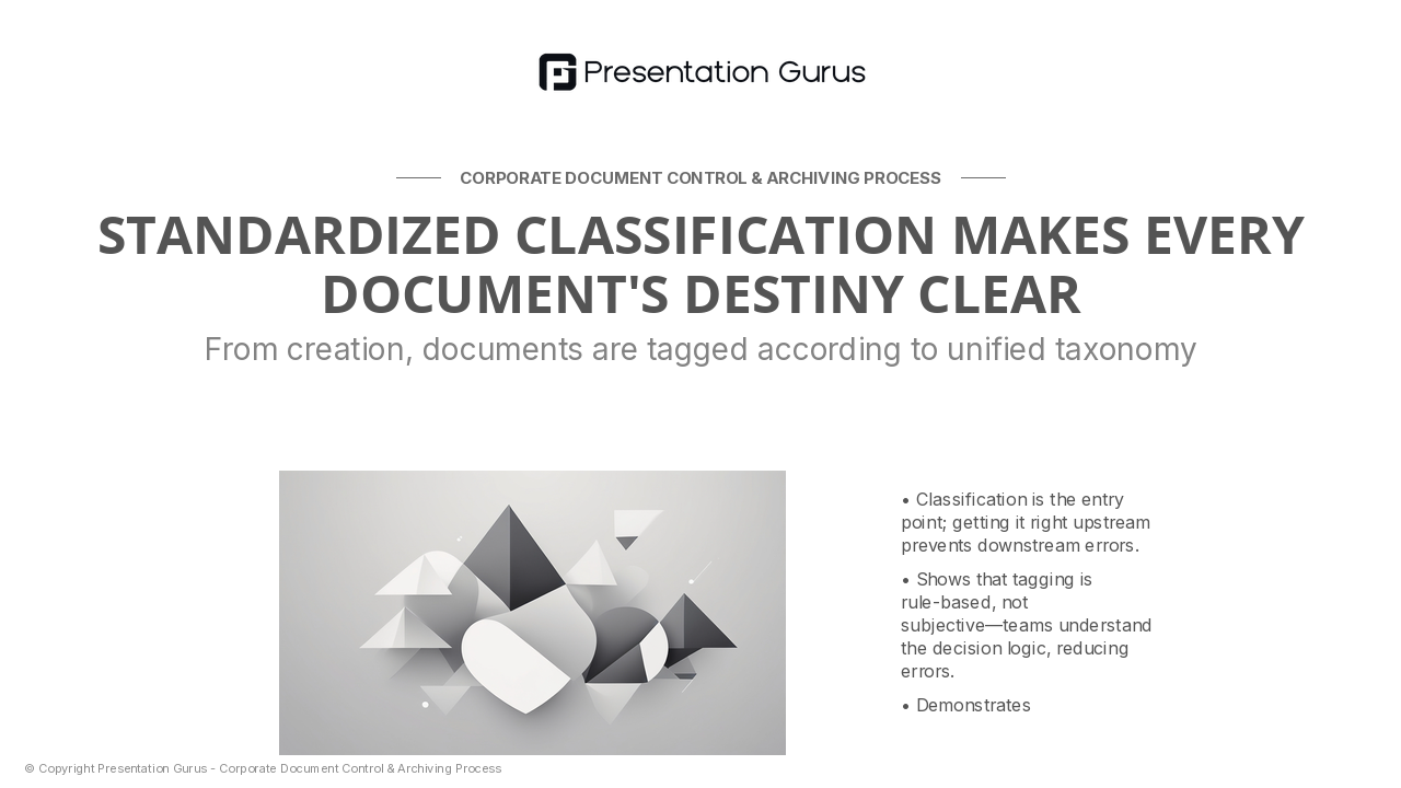 Classification & Tagging Standards