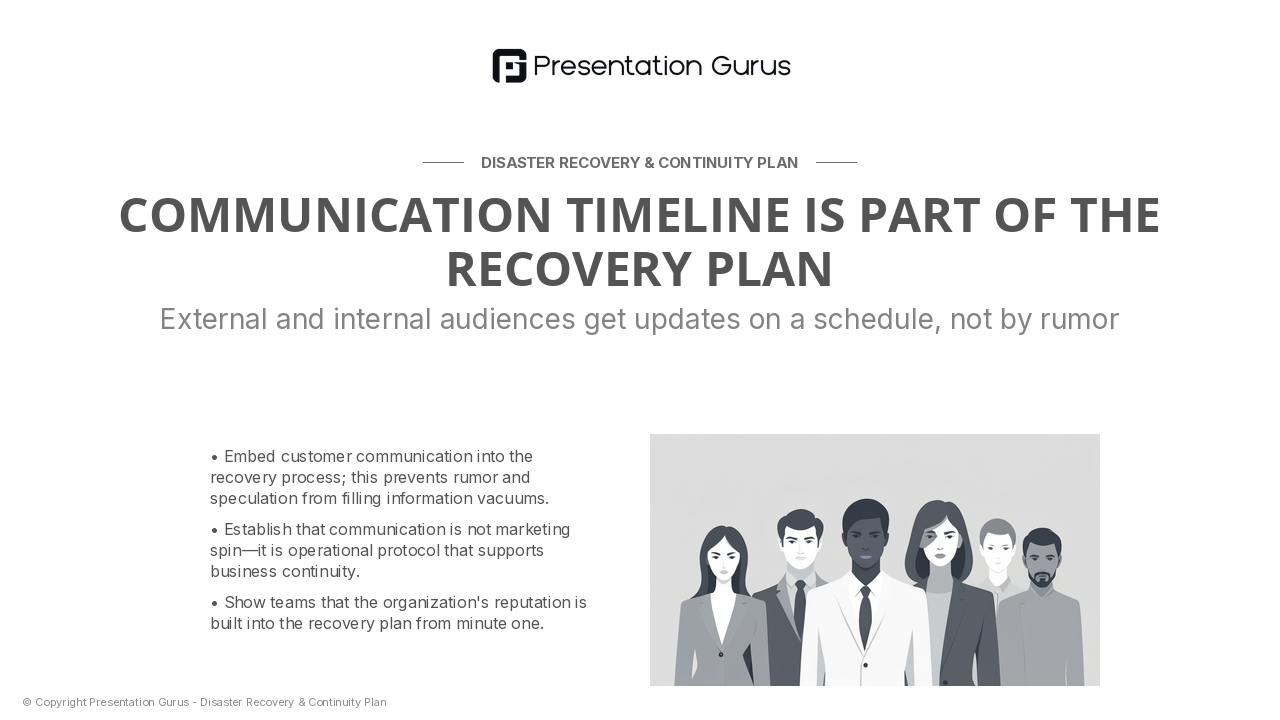Communication Playbook During Outage