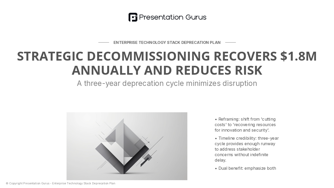 The Decommissioning Opportunity