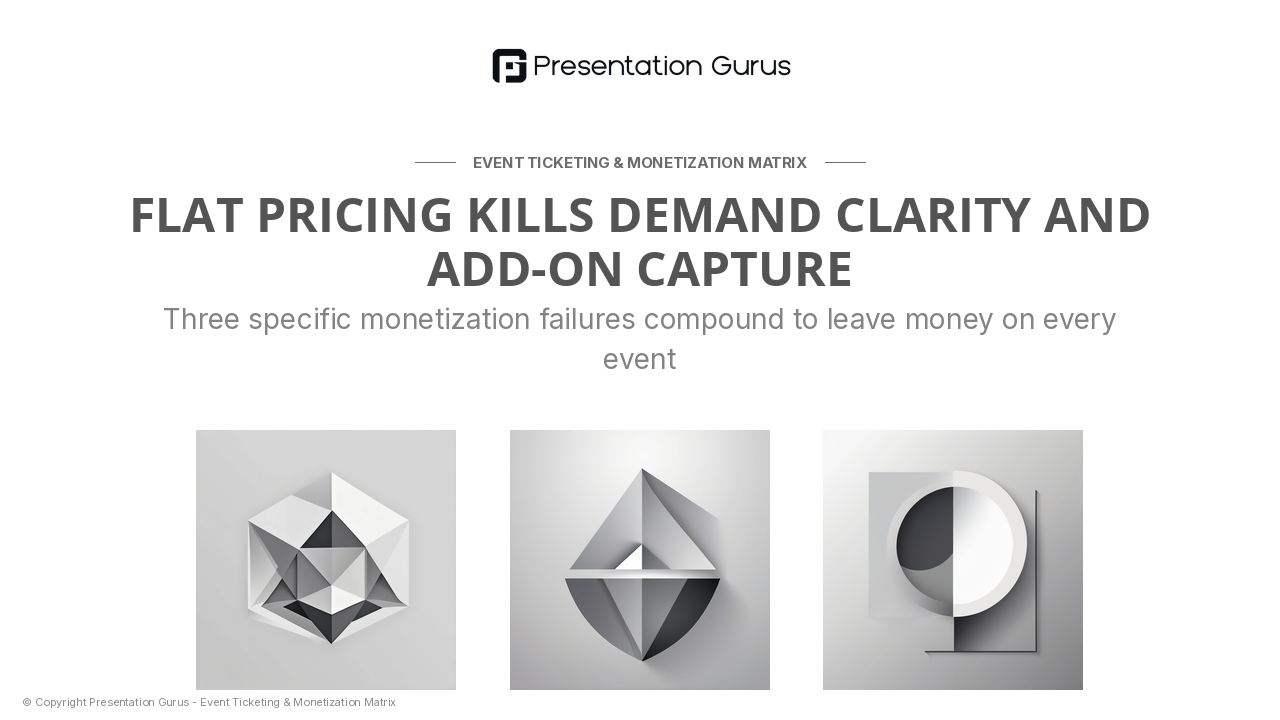 Why Standard Pricing Under-Monetizes Events