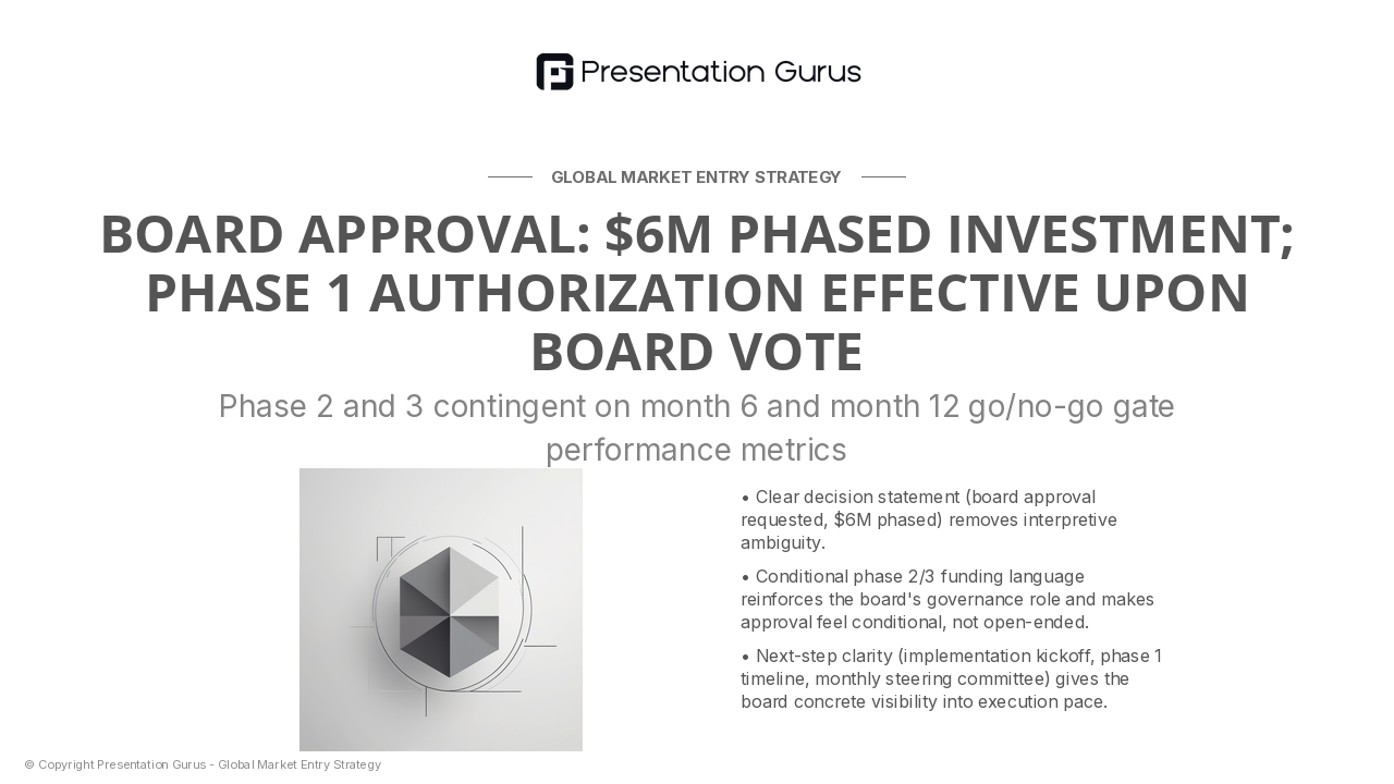 Board Decision & Next Steps
