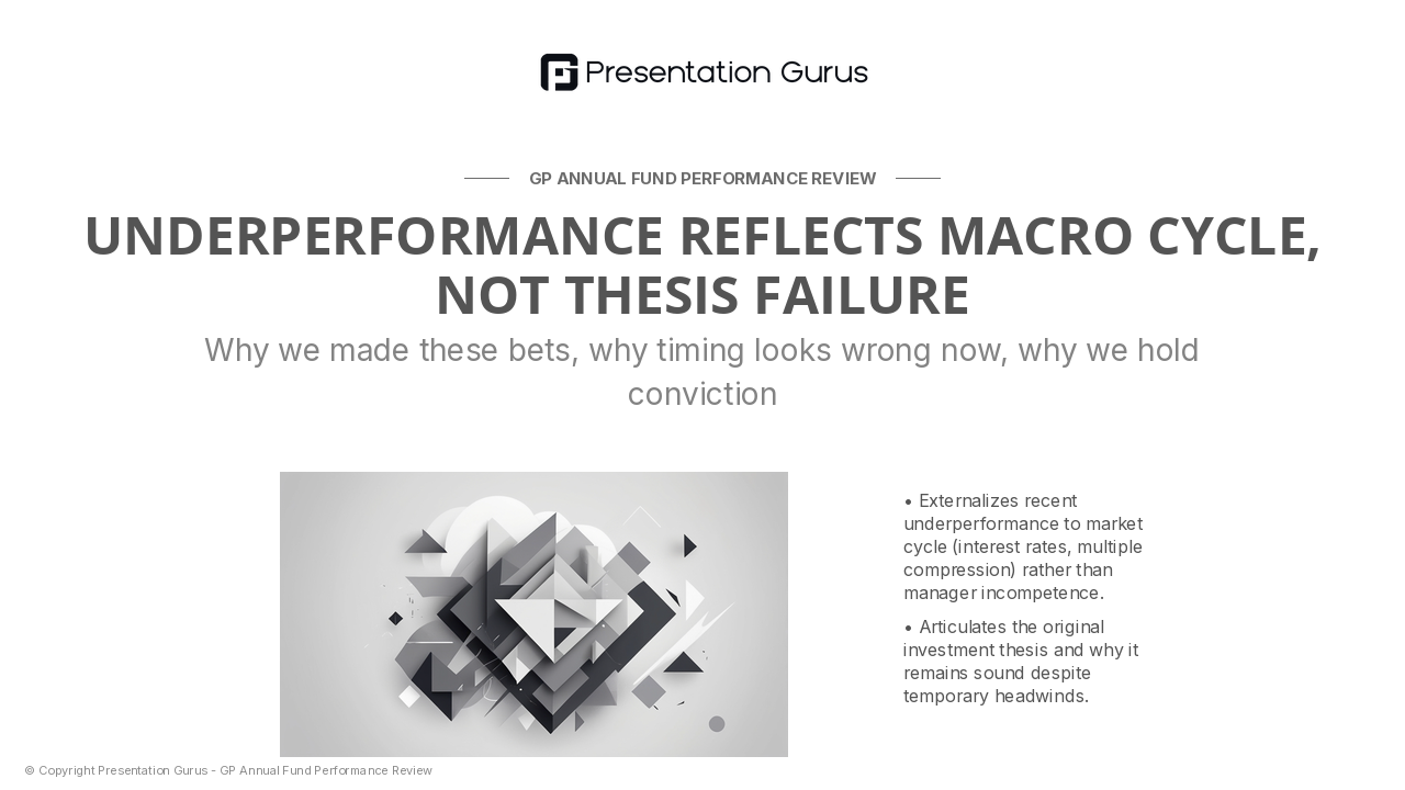 The Strategic Rationale Behind Modest Returns YTD