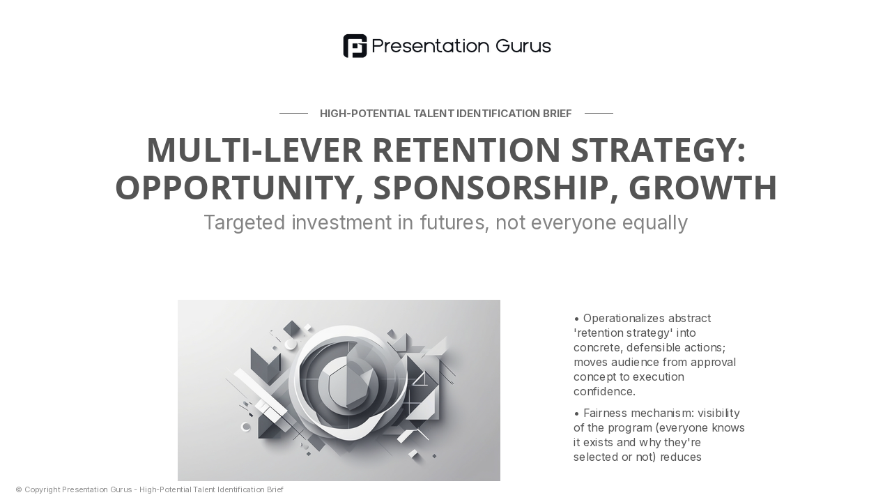 Retention Strategy: Targeted Development & Engagement
