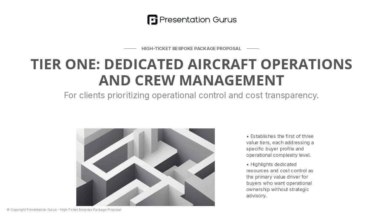 Tier One – Premier Management Suite