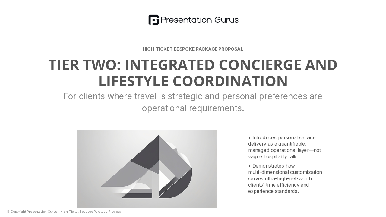 Tier Two – Executive Concierge Services
