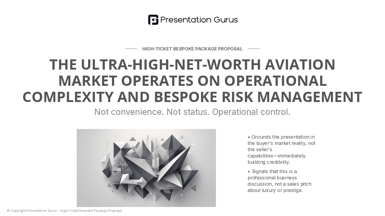 The Ultra-Luxury Aviation Market