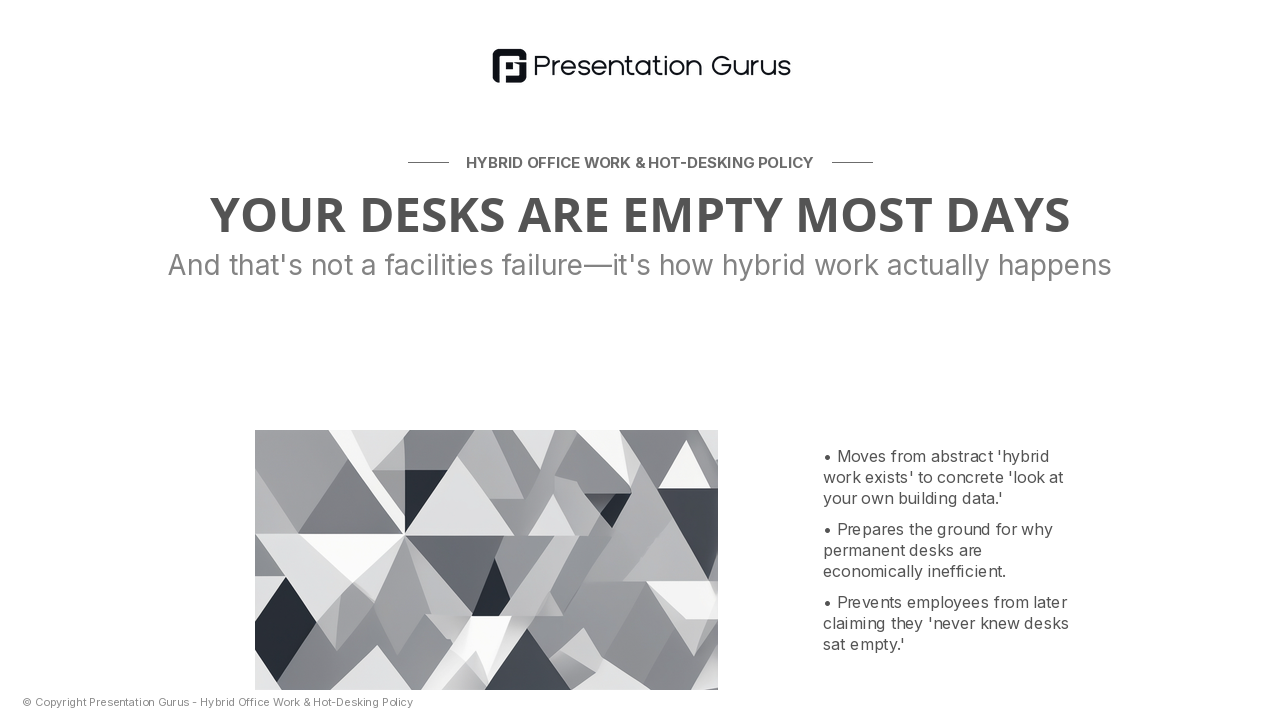 The Challenge: Permanent Desks Don't Scale Hybrid Operations