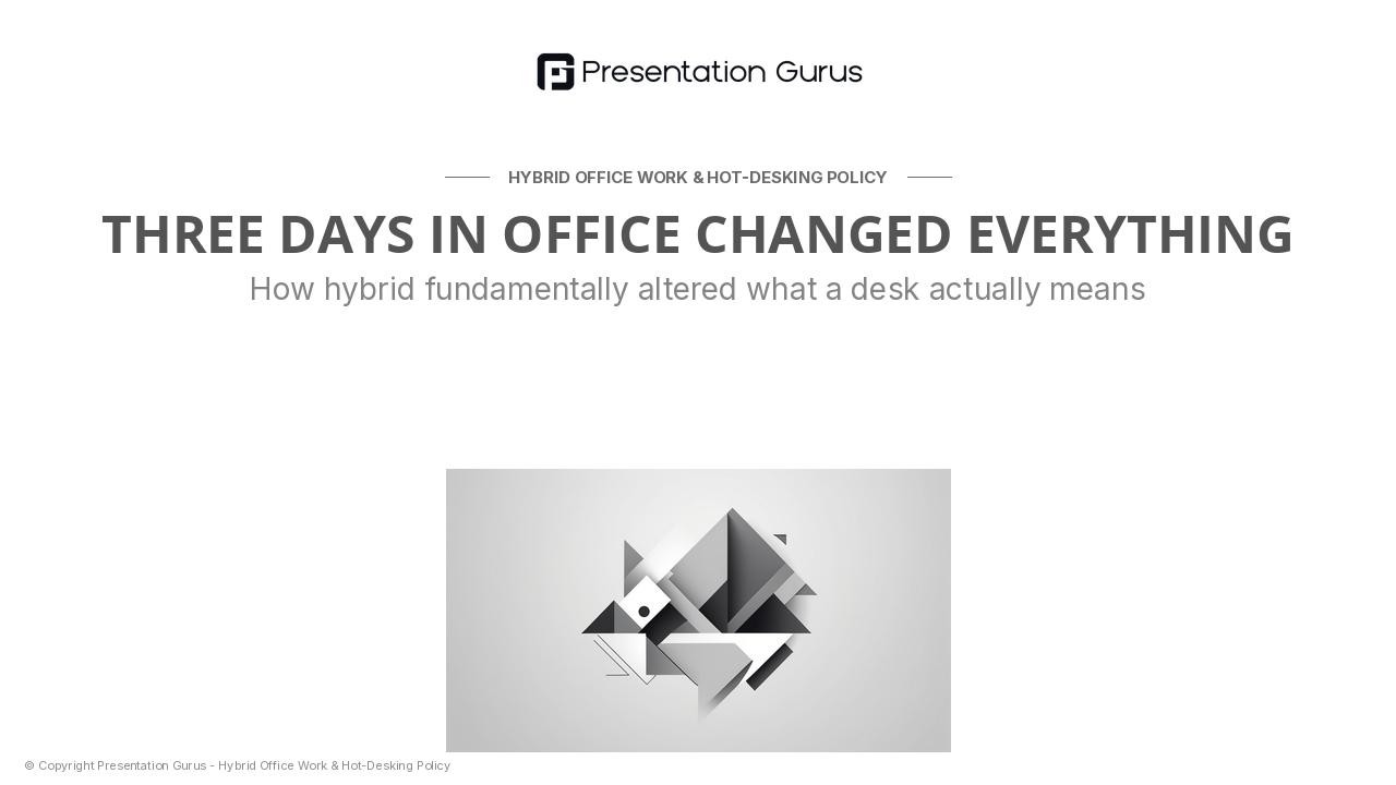 The Shift: Why Hybrid Work Demands a New Workspace Model