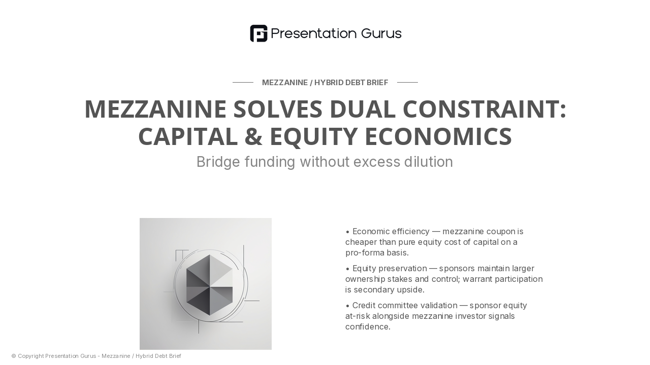 The Funding Gap: Why Mezzanine Capital Closes It