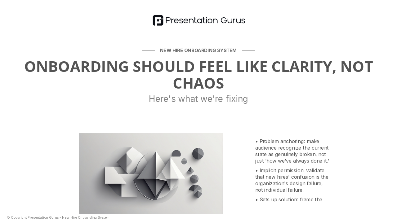 Why We're Standardizing Onboarding