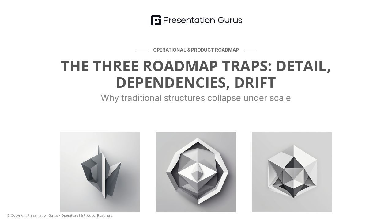 Why Standard Roadmaps Fail
