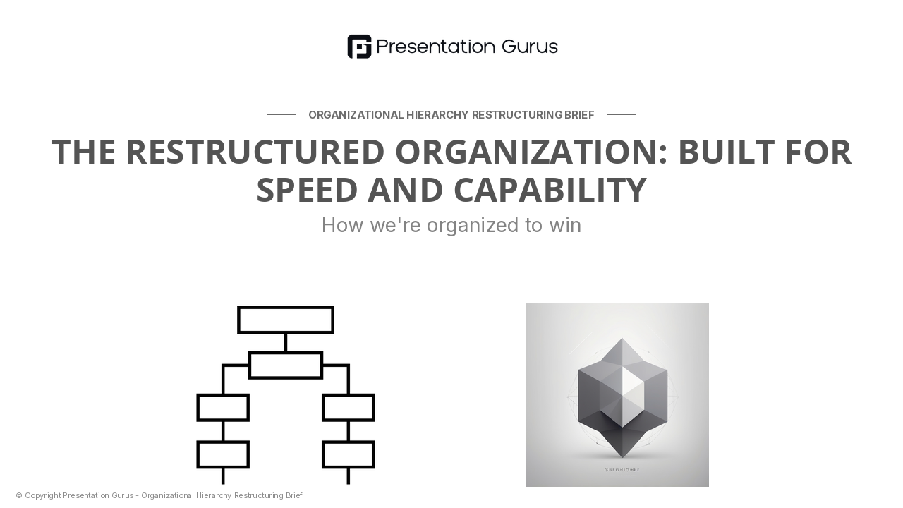 Our Restructured Organization: The New Design