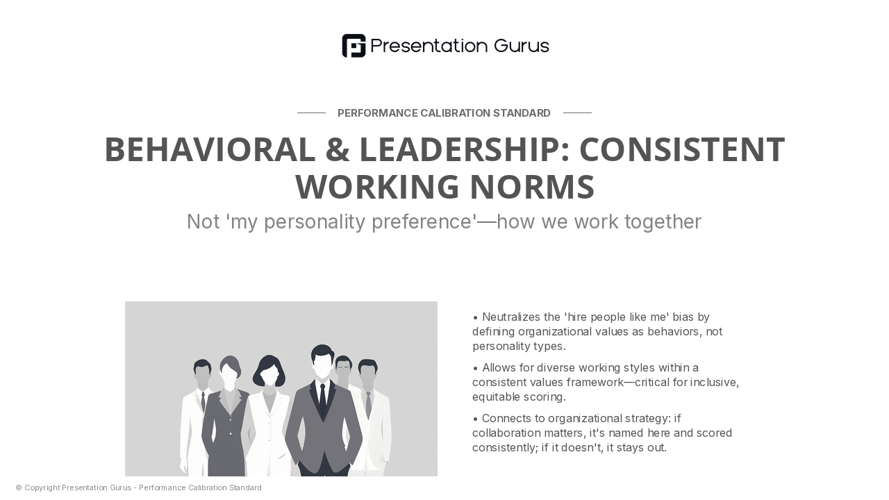 Pillar Two—Behavioral & Leadership Consistency
