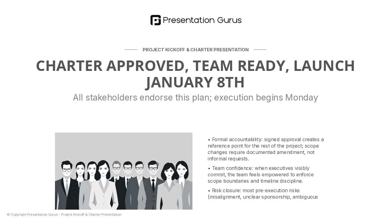 Approval & Kick-Off Readiness