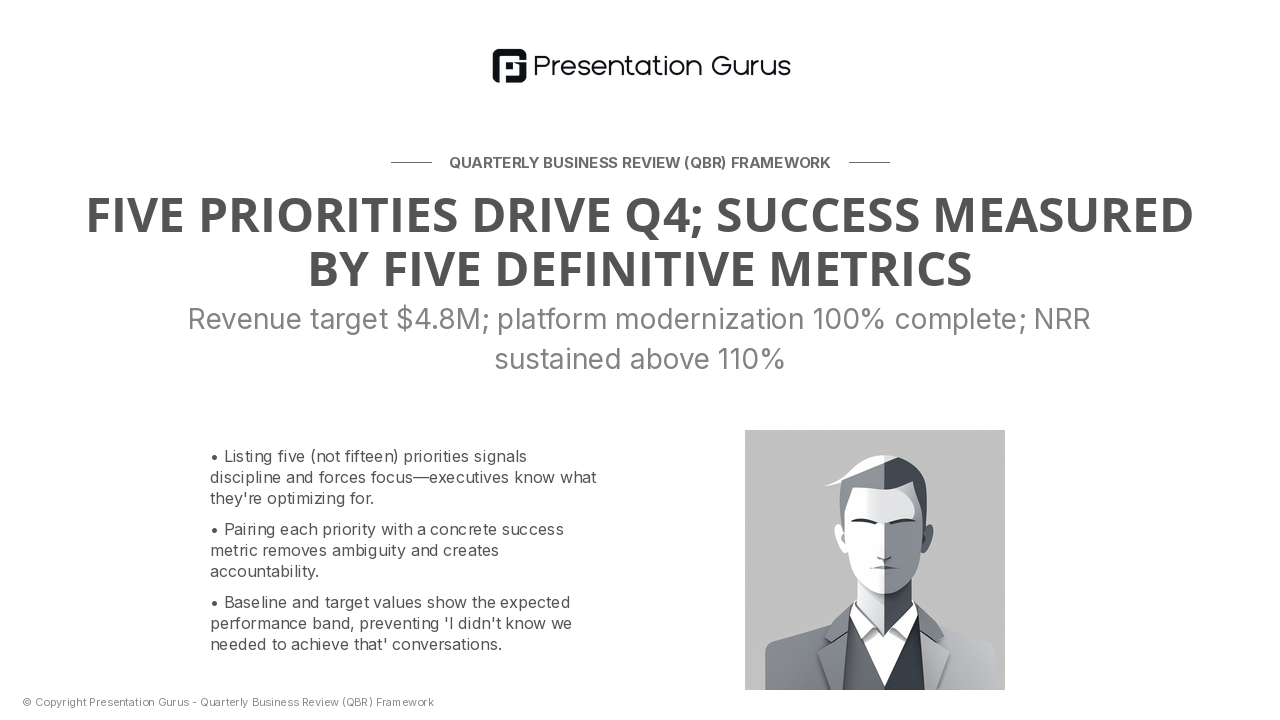 Priorities & Success Metrics Ahead