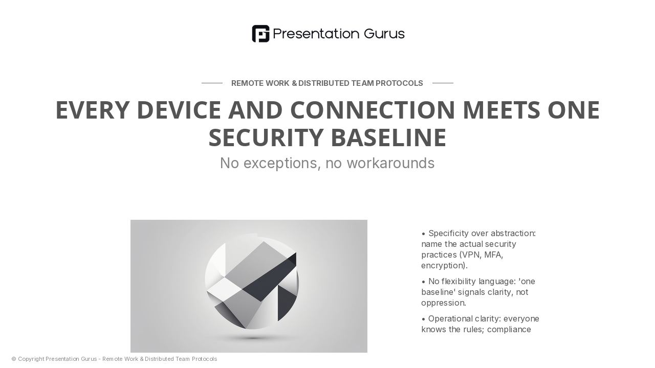 Pillar 1—Digital Security Standards