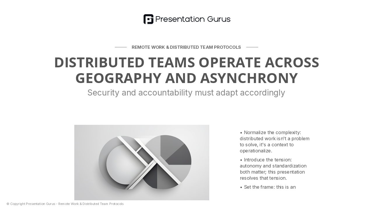The Distributed Workforce Reality