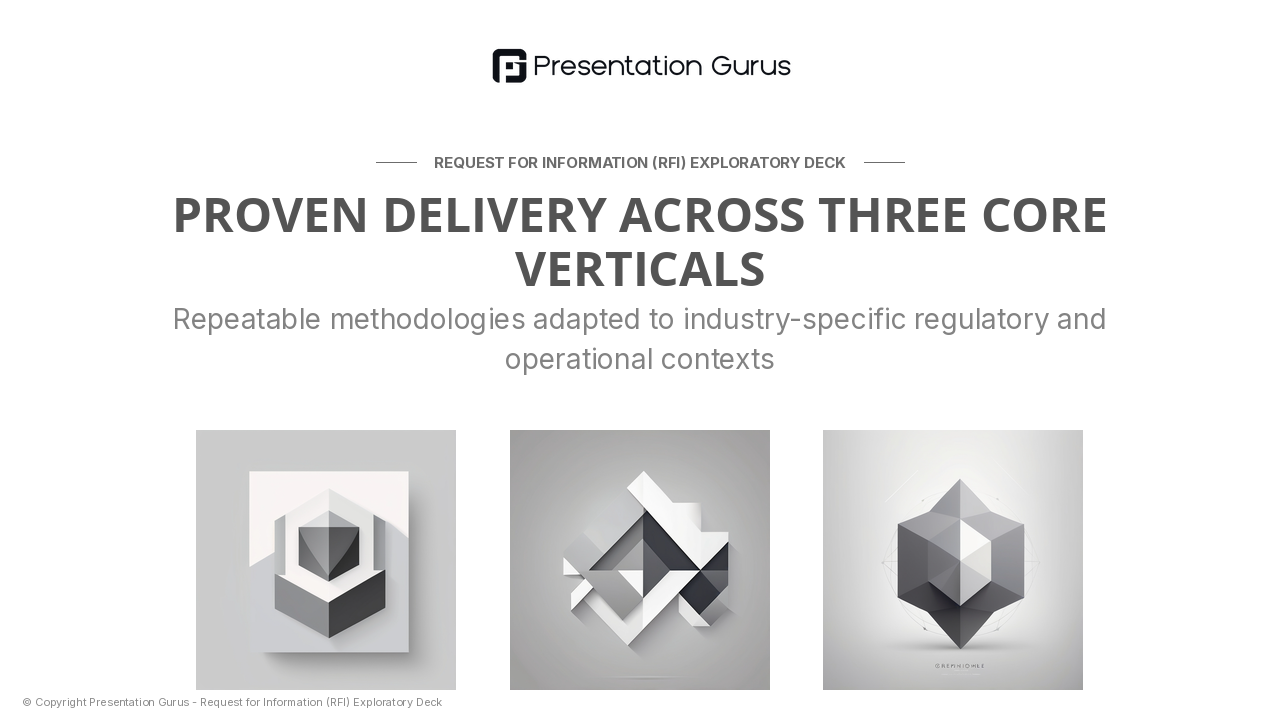 Our Delivery Model: Repeatability Across Verticals