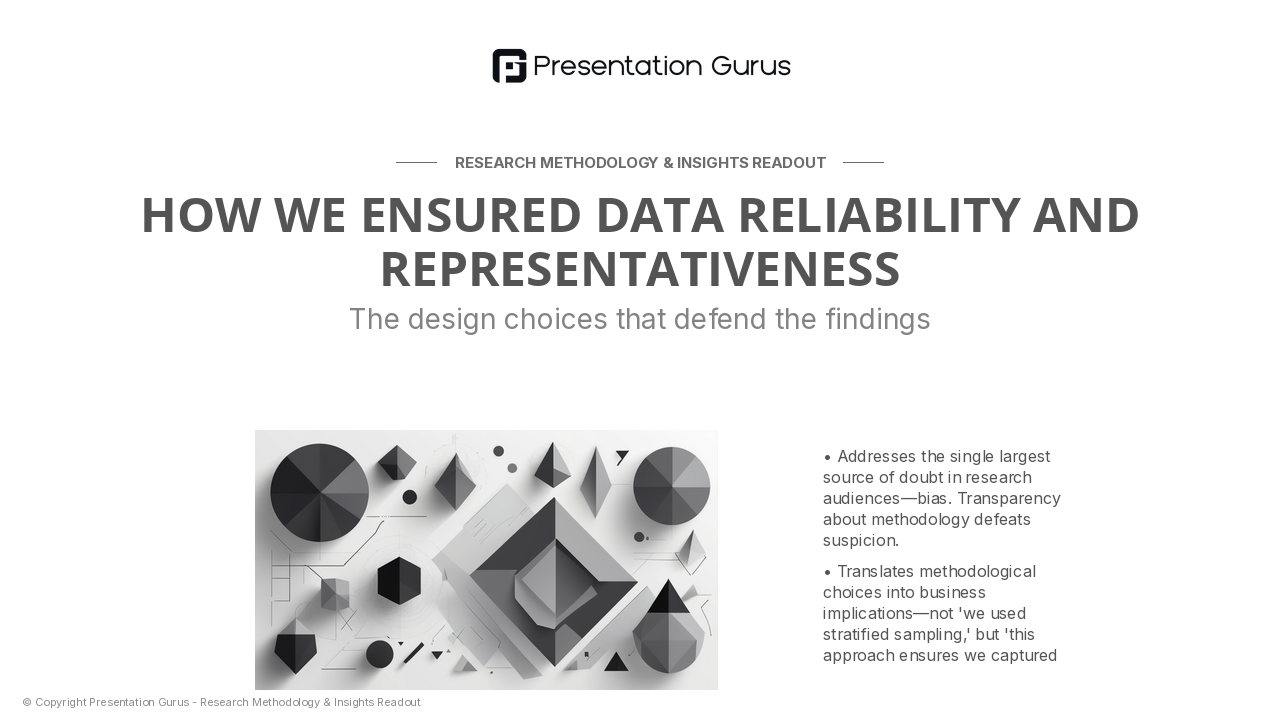 Methodology Overview & Data Integrity