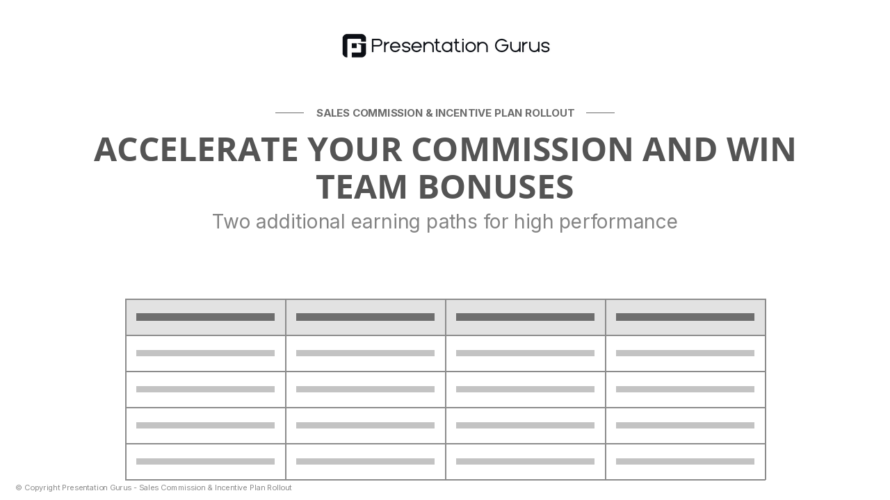 Accelerators & Bonus Levers