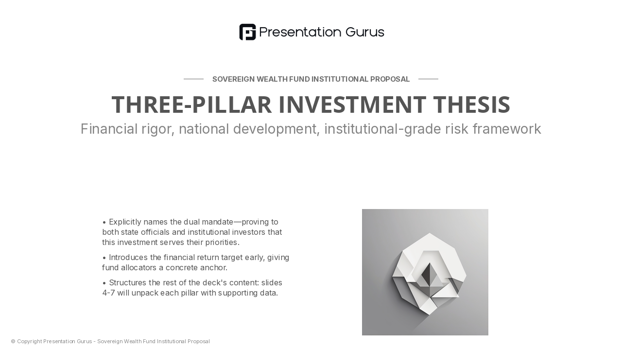 The Investment Thesis