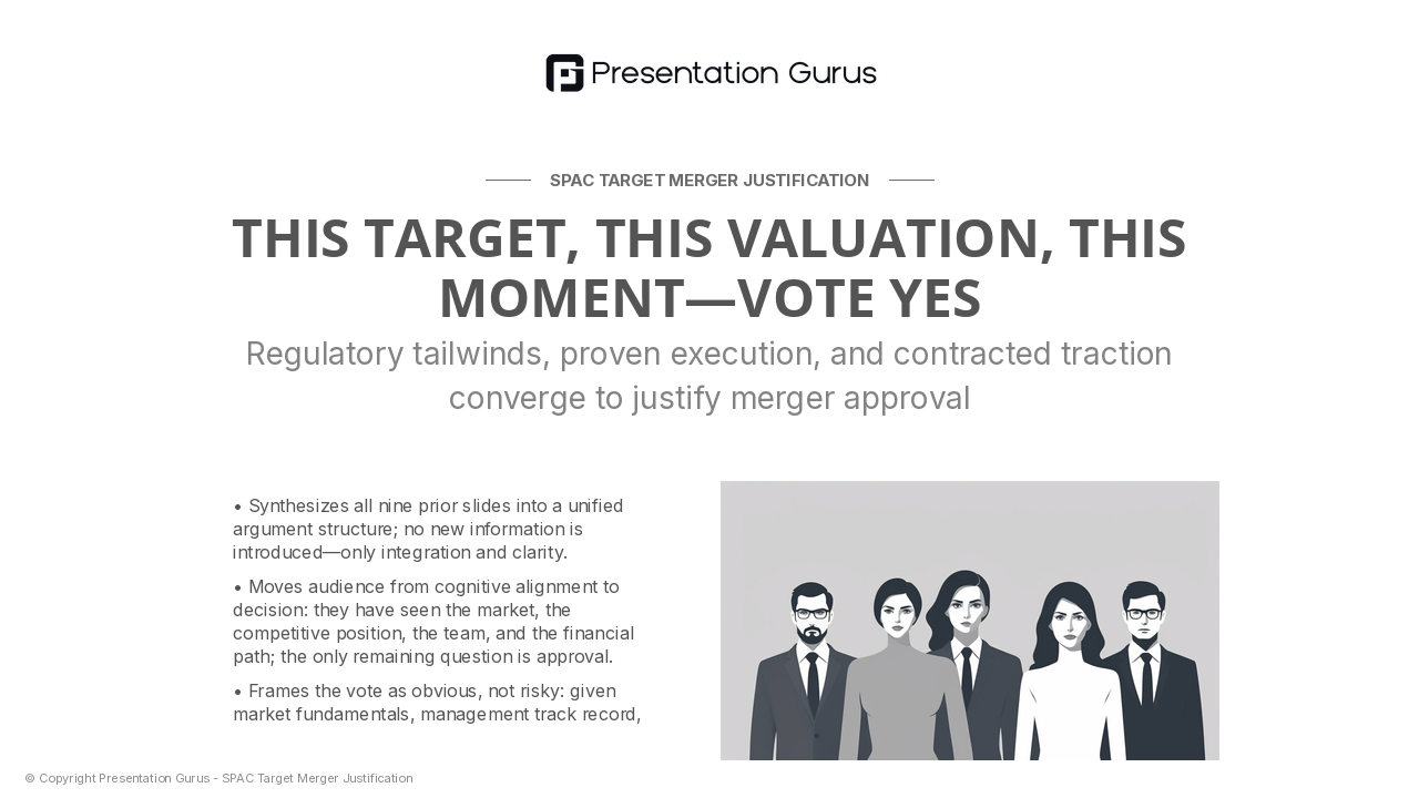 Investment Thesis: Why This Target, Why This Deal, Why Now