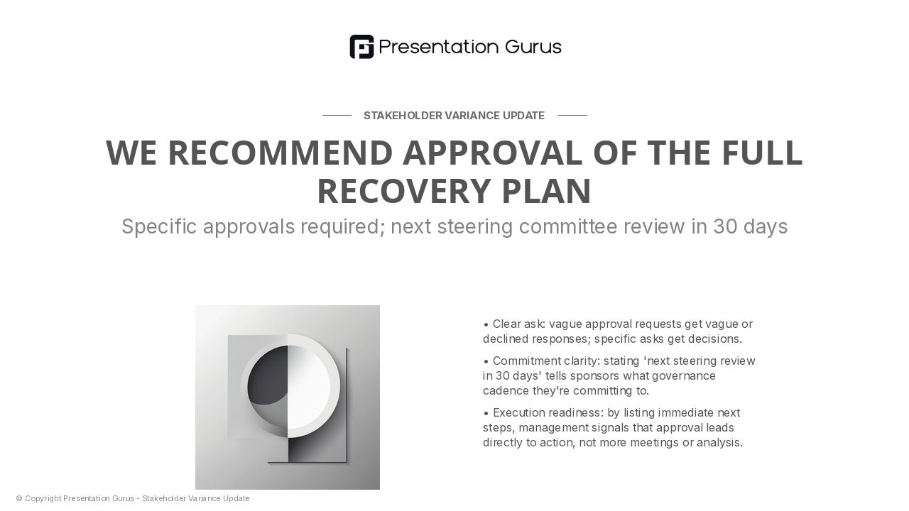 Approval and Next Steps