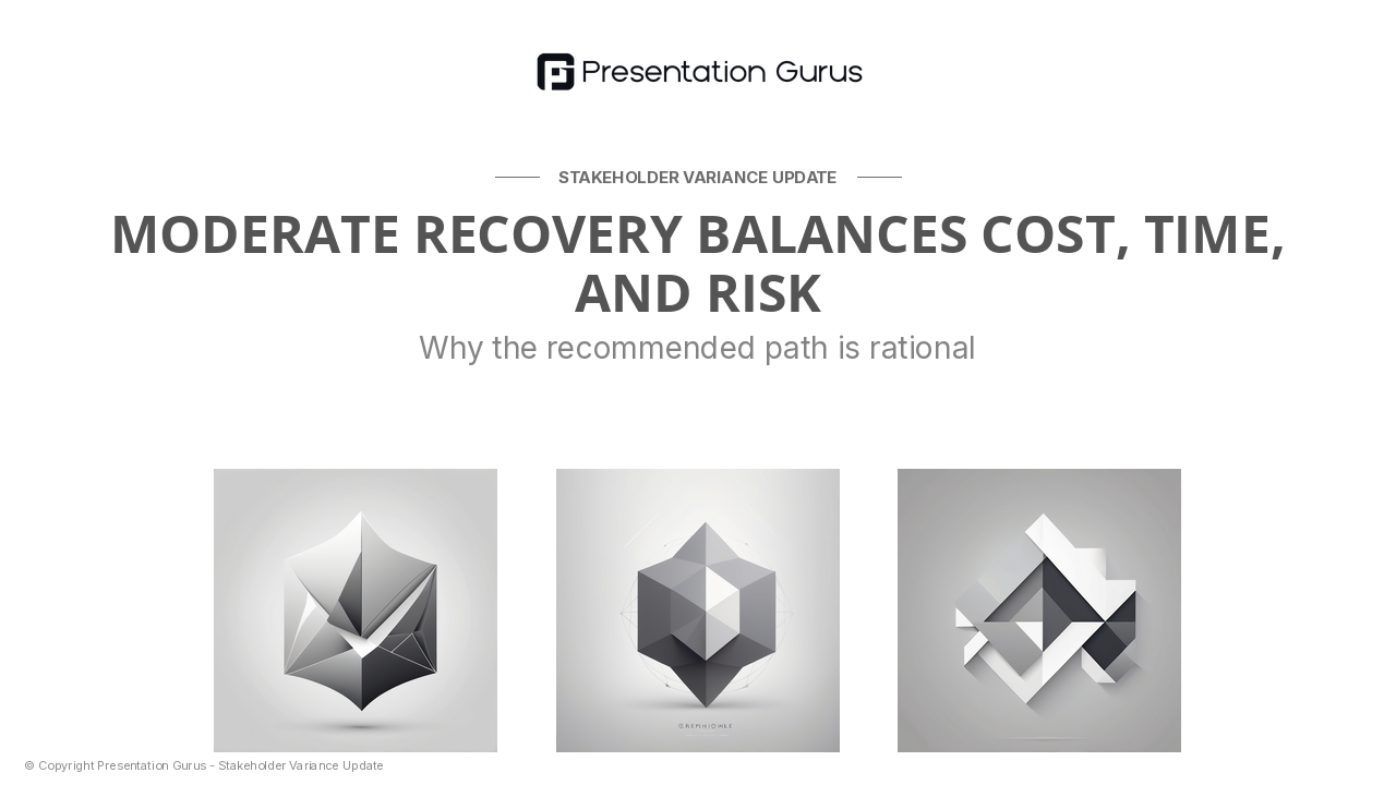 Risk-Adjusted Recovery Options