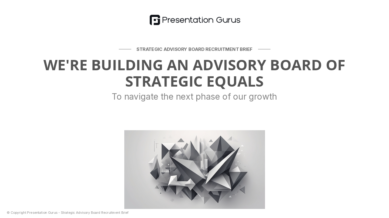 The Strategic Opportunity