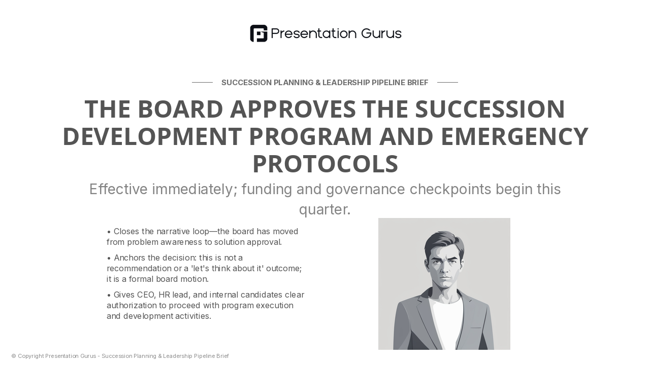 Board Approval & Funding Decision