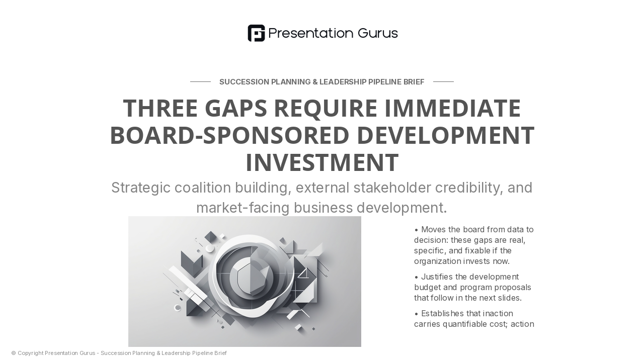 Succession Gaps & Development Priorities