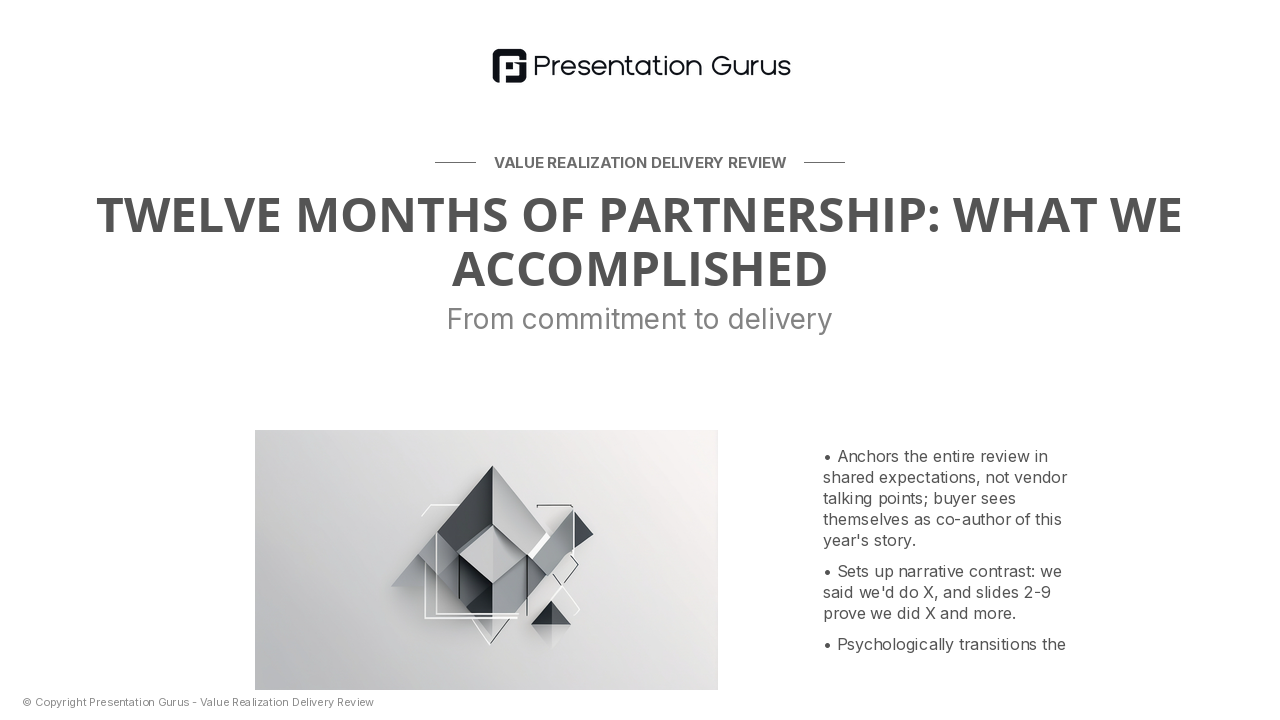 The Partnership Year in Review
