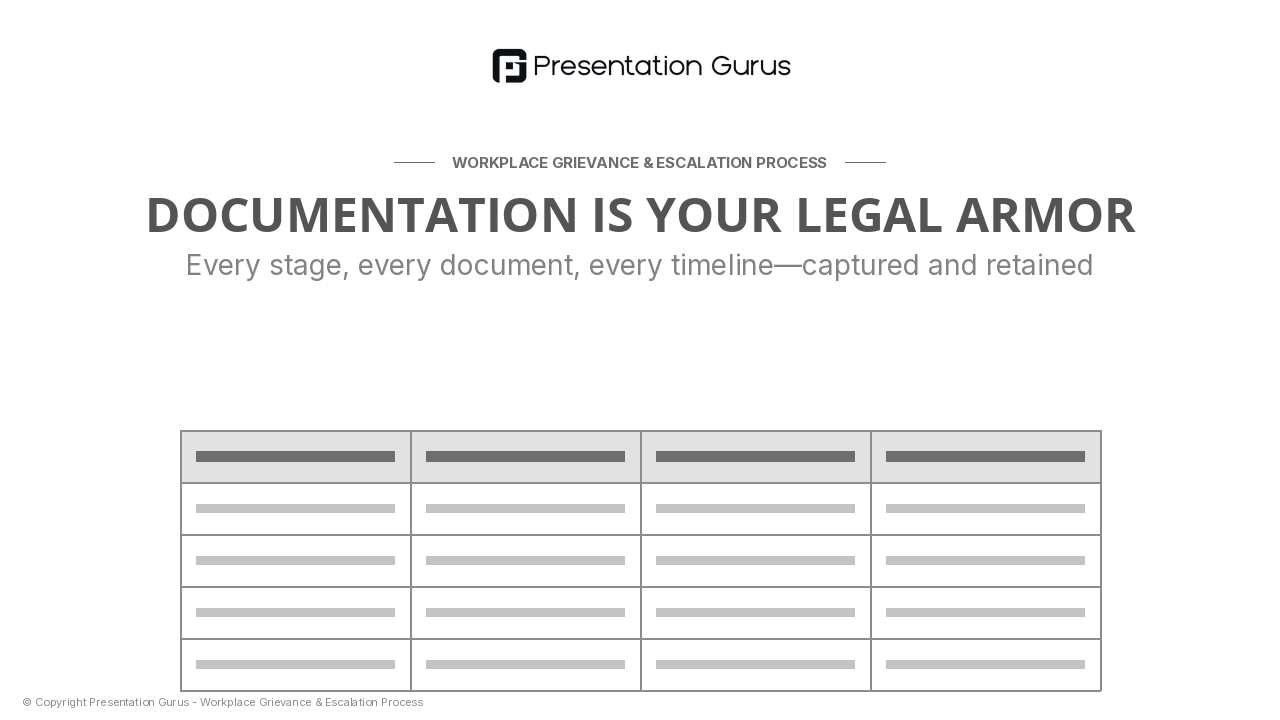 Documentation & Legal Protection